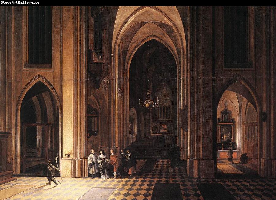 NEEFFS, Pieter the Elder Interior of a Church ag